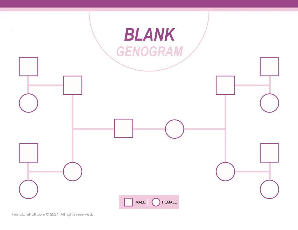 Download Blank Genogram Template 10 in Three Formats