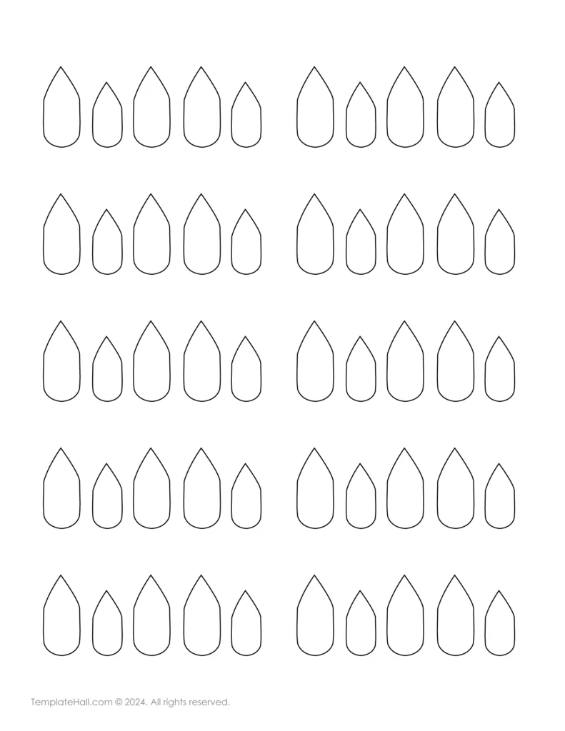 Download Nail Art Template 03 PDF