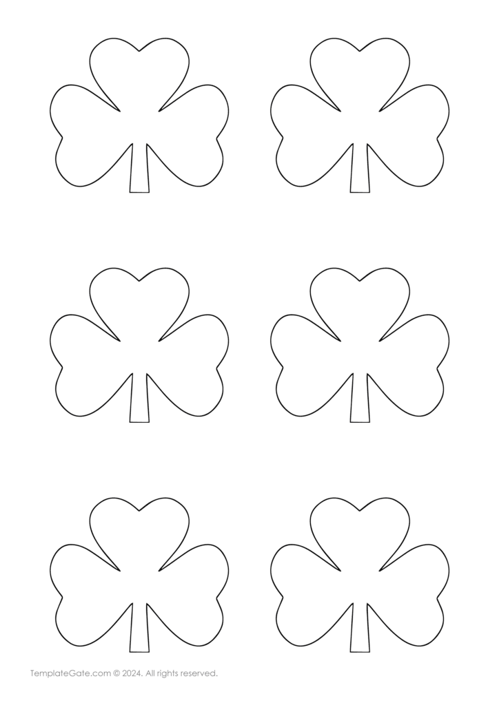 Shamrock Macaron Template in PDF page 2